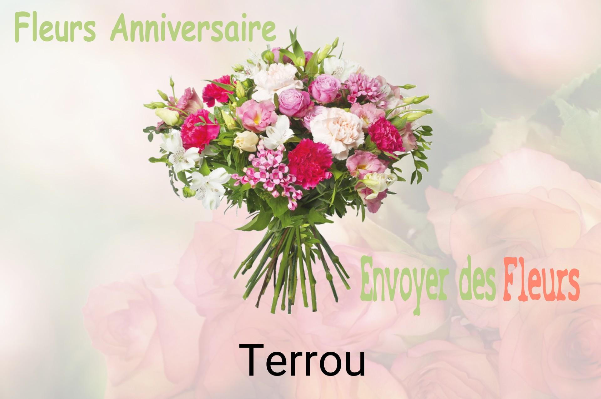 Bouquet de fleurs d’anniversaire livré à Terrou